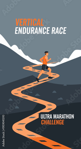 Dynamic Athlete Conquers Steep Mountain Ultra Marathon Challenge