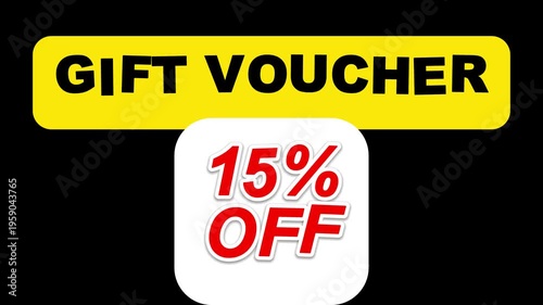 Discount Voucher Off Sale Banner with Percentage Offer for Shopping, Promotion,