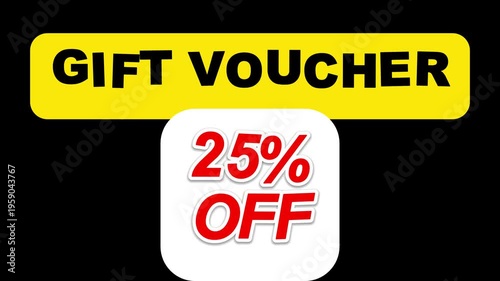 Discount Voucher Off Sale Banner with Percentage Offer for Shopping, Promotion,