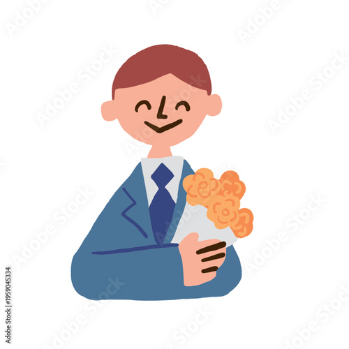 Illustration of Dad for Father's Day