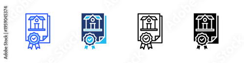 Legacy Multi Style Icon Set Vector 