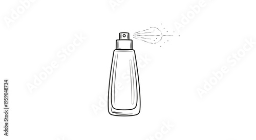 Perfume Bottle Spraying Mist