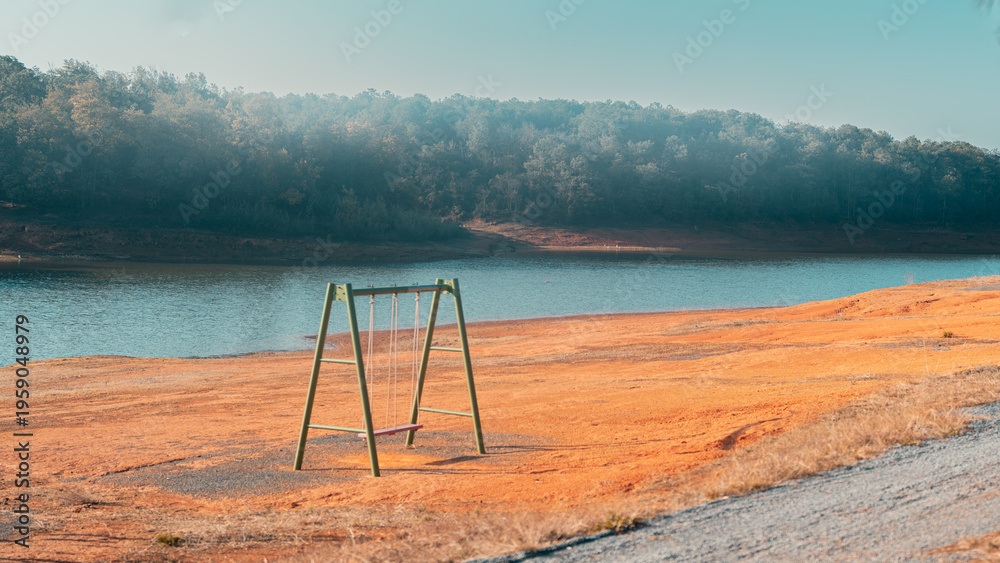 Fototapeta premium lake in the mountains