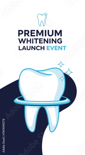 Promotional Material: Announcing a Premium Whitening Launch Event for Enhanced Smiles and Confidence