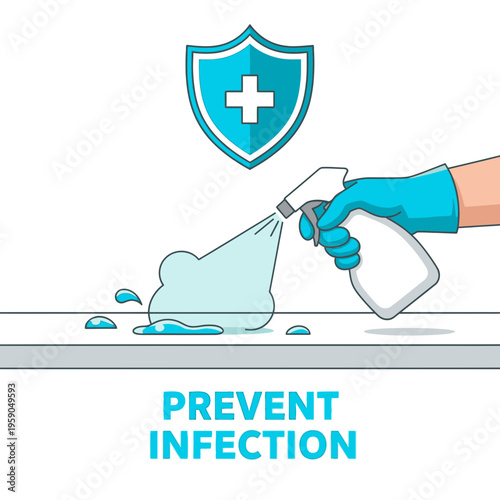 Protecting Surfaces and Maintaining Hygiene: Spraying Sanitizer for Disease Prevention and Health