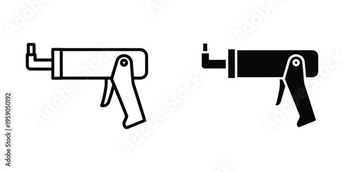 Comparison of a traditional spray gun and a high-volume low-pressure sprayer