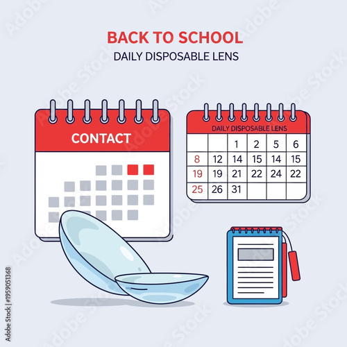 School Season Preparations: Contact Lens Calendar Reminders for Academic Schedule and Visual Care