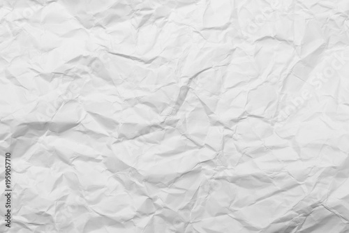 White Paper Texture background. Crumpled white paper abstract shape background with space paper recycle for text