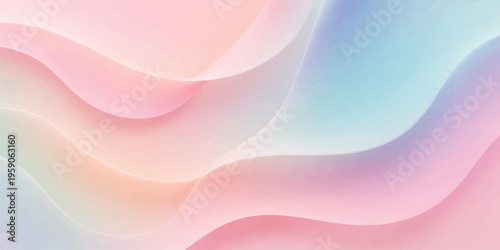 An abstract pink background with soft waves creates a beautiful floral texture, blending silk petals and light to evoke the romantic beauty of a blooming rose blossom
