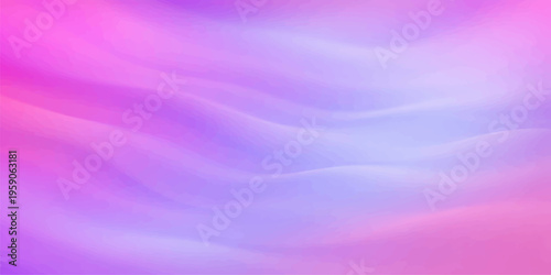 An abstract flowing wave pattern features a smooth silk texture in luxury purple and pink satin fabric for a soft motion design background
