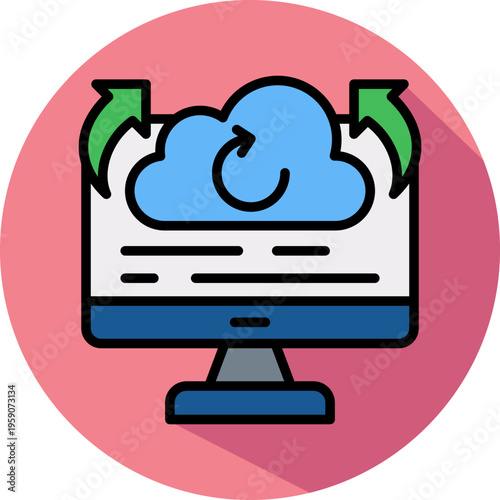 System Restoration isometric icon