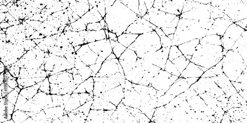 White Background with Scattered Grey Dust Specks and Thin Linear Scratches. Distressed Texture with Fine Grain, Noise and Subtle Vintage Worn Effect.