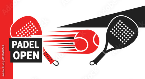 Dynamic Padel Open Sport Event Dynamic Motion Graphic