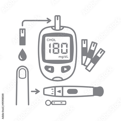 blood test tool for cholesterol levels