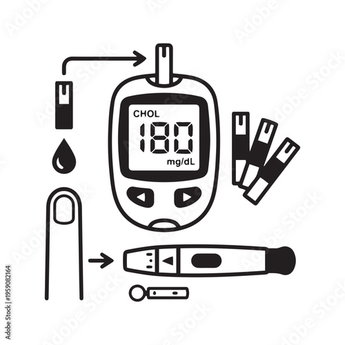 blood test tool for cholesterol levels