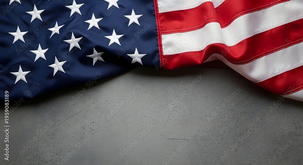 Obraz premium American flag for flag day memorial day and independence day celebrating