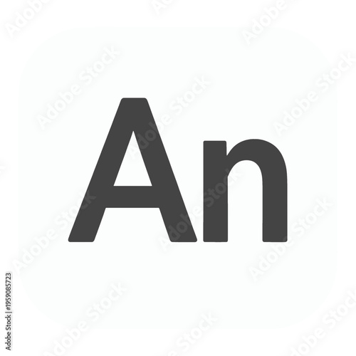 An Abbreviated Letters App Icon