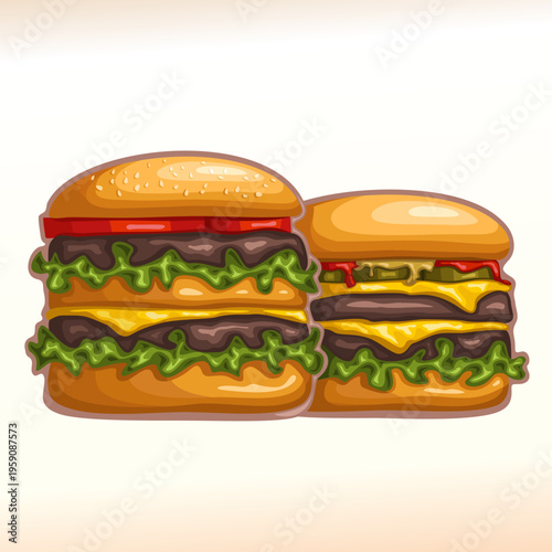 Vector logo for burger menu