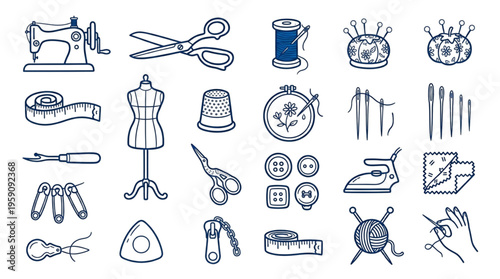 Handmade Sewing and Crafting Supplies for Fashion Design Tailoring and Creative DIY Projects