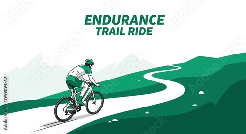 Endurance Trail Ride With Mountain Scenery