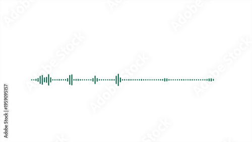 Podcast sound wave patterns with varying amplitude bars for audio visualization and media interfaces.