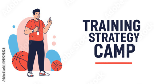 Engaging Basketball Coach Instructing Training Strategy Camp Concepts