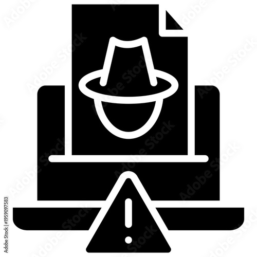 Illegal Activity glyph icon