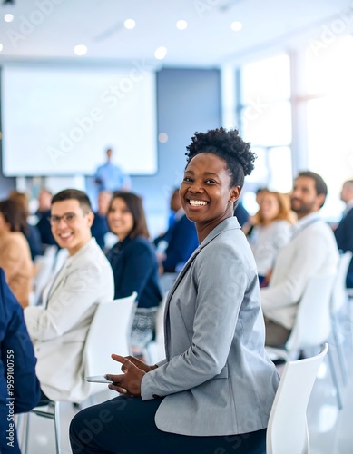 Diverse business professionals in a conference room