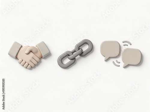 Connecting Through Communication and Collaborative Relationships Emphasizing Trust and Mutual Understanding in Business Partnerships captured with clarity