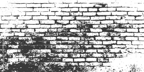 Abstract a weathered brick wall stands as a testament to time and history. The image captures the textures, patterns, and imperfections of aged masonry in great detail.