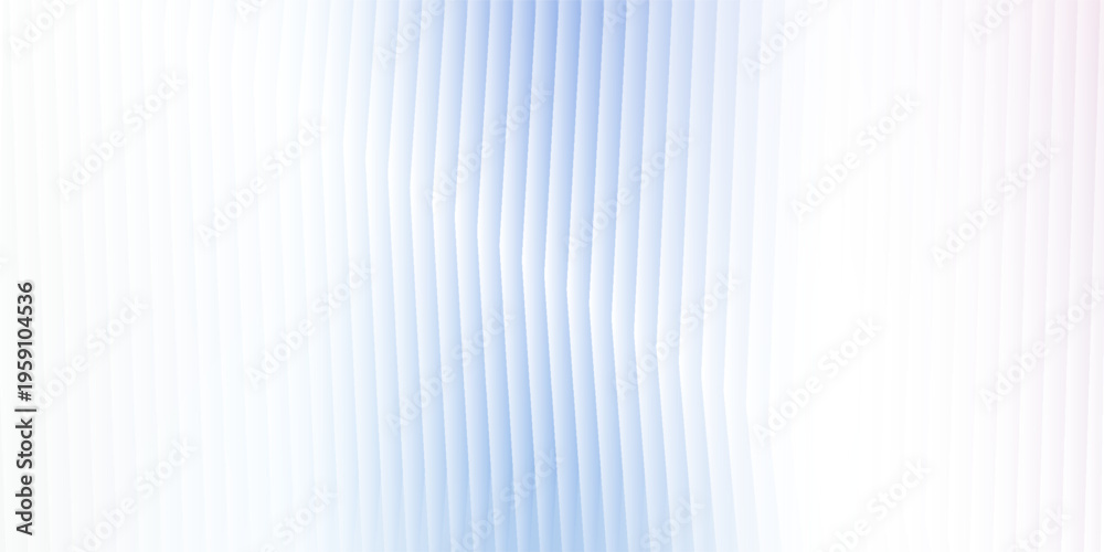 Fototapeta premium Ribbed glass background. Fractal vertical stripes. Abstract summer gradient bg