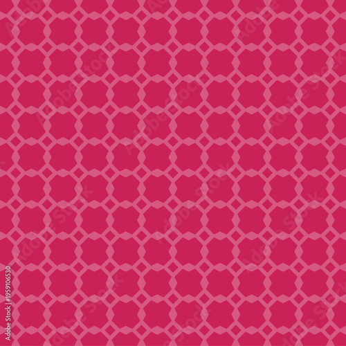 Pink Moroccan Tile Pattern Seamless Background Not AI Generated.Elegant pink Moroccan geometric tile pattern with repeating symmetry.