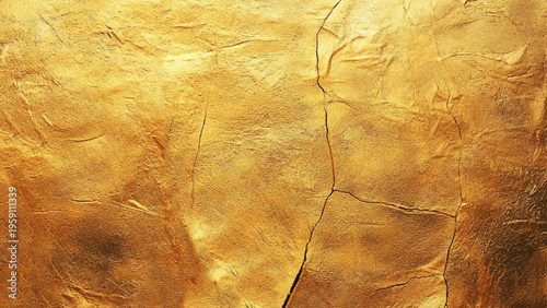 Luxury Gold Concrete Wall Surface. Luxury Gold Concrete Wall Surface. Abstract Golden Wall Texture with Cracks