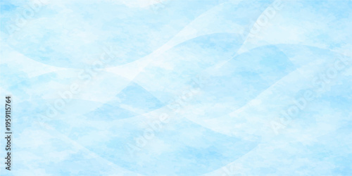 Abstract delicate watercolor washes of serene sky blue and ethereal white gracefully blend across the canvas, creating a soothing and artistic background for tranquil contemplation.