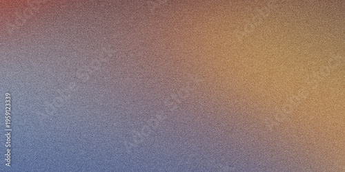 Noisy gradient background blending warm and cool analog colors with textured grain