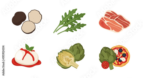 Fresh ingredients for healthy eating.