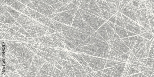 Abstract a detailed texture of crisscross lines etched into a frosty ice surface, a mesmerizing display of the intersection of paths and movements.