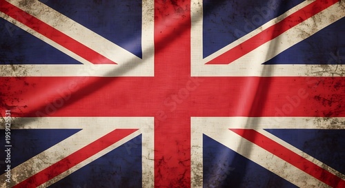The union jack flag of the united kingdom of great britain