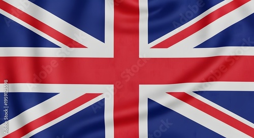 The union jack flag of the united kingdom of great britain