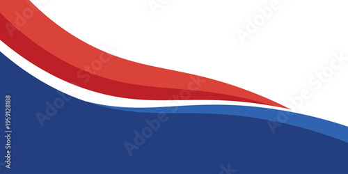 abstract business banner background with red and blue gradient color.eps10