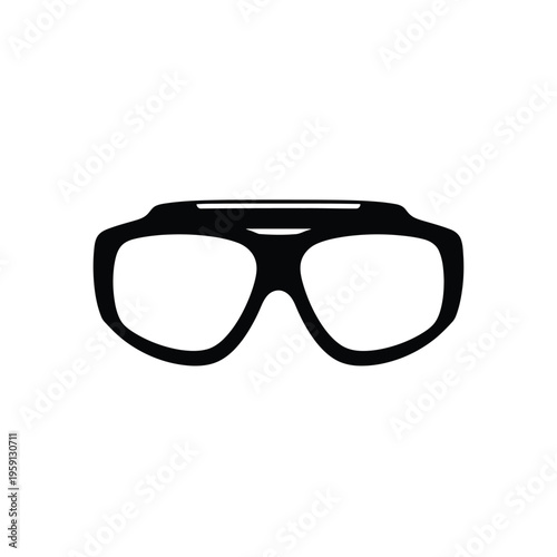 Black and white of aviator sunglasses eyewear