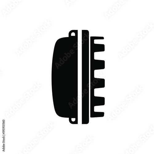 Black of brake pads for vehicle braking system