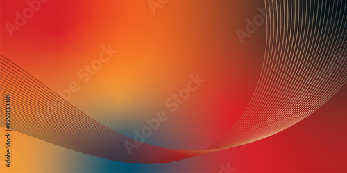 Glowing coral, red, orange and black gradient ribbons rising smoothly from a dark shadowed base against a grainy textured backdrop with subtle luminous highlights, modern creative banner design.