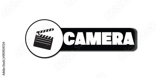 Camera Button Vector, Photo Capture Icon, Photography UI Element, Snapshot and Recording Button Design