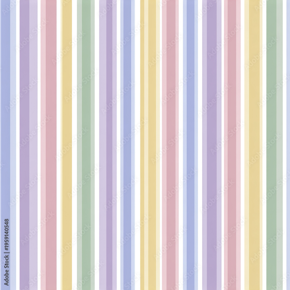 Obraz premium Pastel stripe pattern with soft vertical lines in muted colors creating calm and gentle aesthetic suitable for backgrounds and textile designs