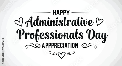 Administrative professionals day vector illustration for appreciation