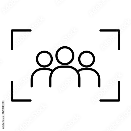 Target audience vector icon, goal client sign for your web design, logo, infographic, UI. illustration