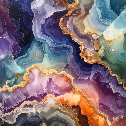 Abstract marble design