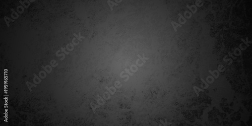 Dark abstract black grunge wall charcoal colors texture backdrop background. Black Board Texture or Background. abstract grey color design are light with white gradient background.