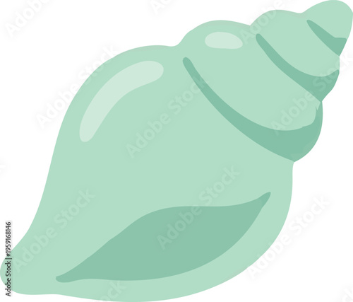 Shell on Sand Coastal Summer Beach Vacation Design